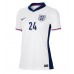 England Cole Palmer #24 Replica Home Shirt Ladies Euro 2024 Short Sleeve